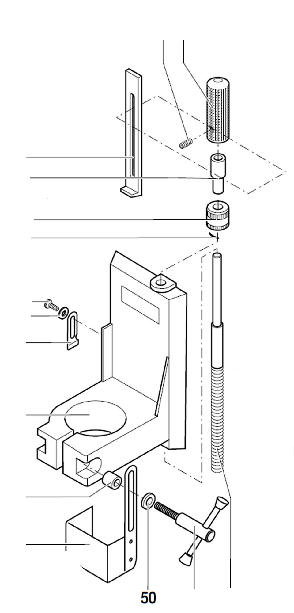 PROXXON 20000-50 Unterlegscheibe für Bohr- und Fräsbank BFB2000