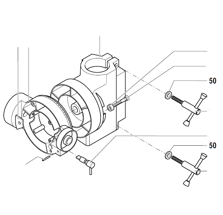 PROXXON 20000-50 Unterlegscheibe für Bohr- und Fräsbank BFB2000