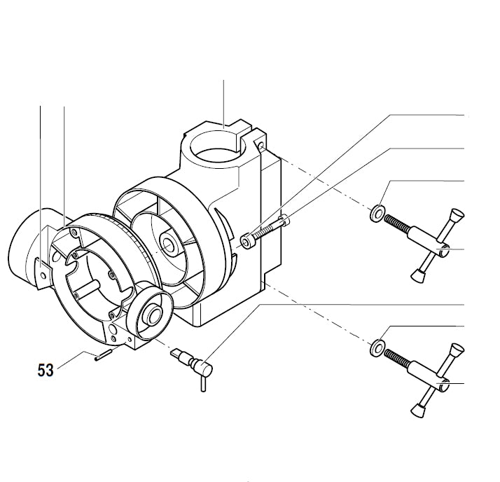 PROXXON 20000-53 Paßstift für Bohr- und Fräsbank BFB2000