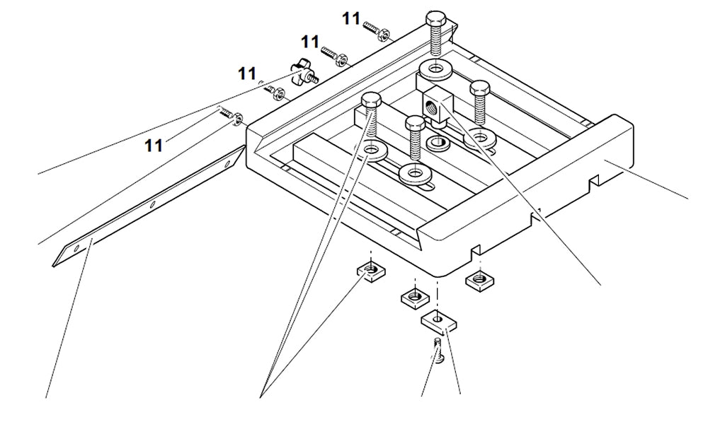 PROXXON 20150-11 Madenschraube M 4 für Kreuztisch KT150