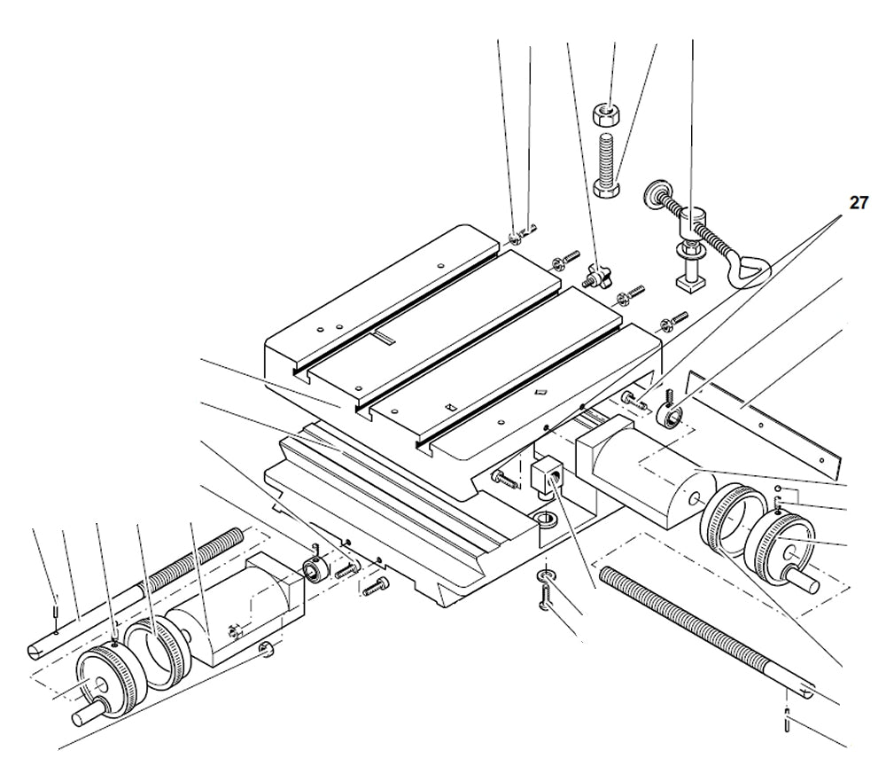 PROXXON 20150-27 Innensechskantschraube für Kreuztisch KT150