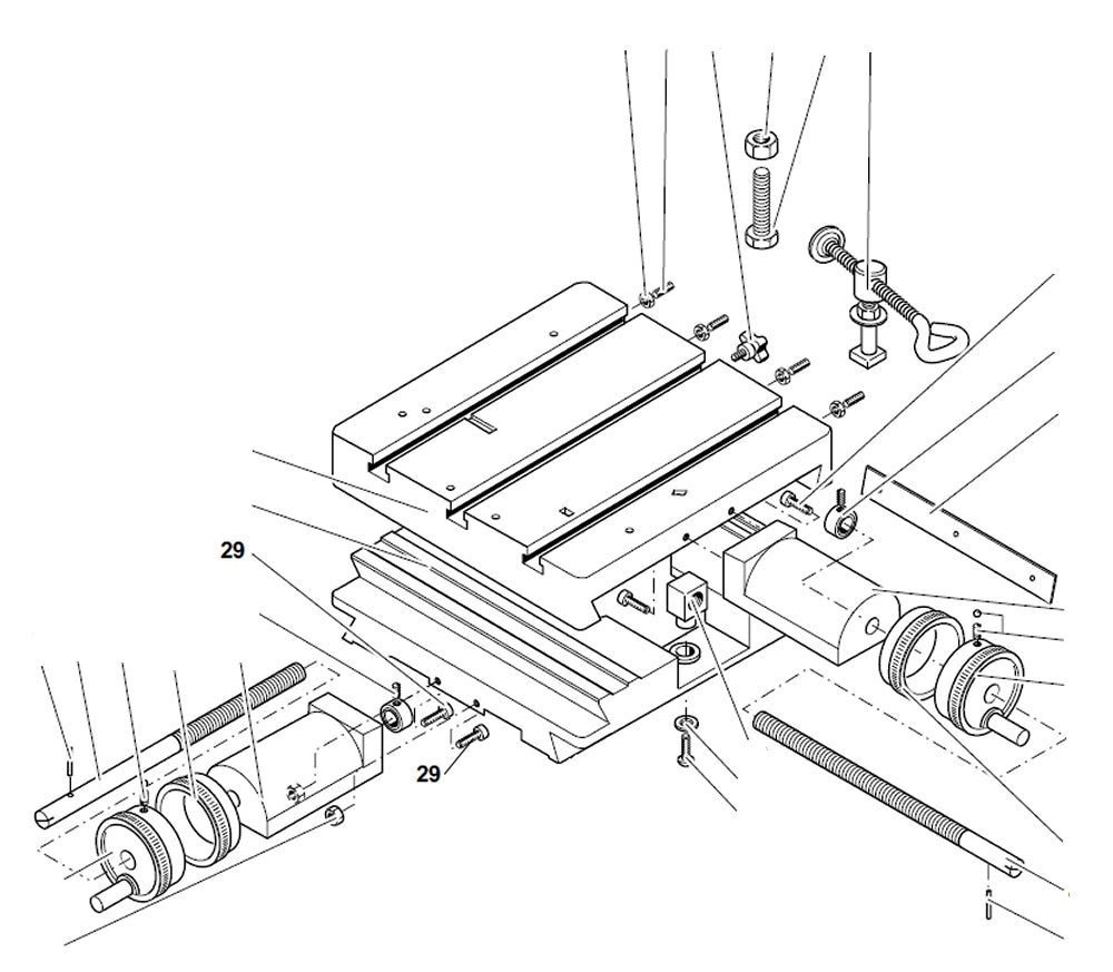 PROXXON 20150-29 Innensechskantschraube für Kreuztisch KT150