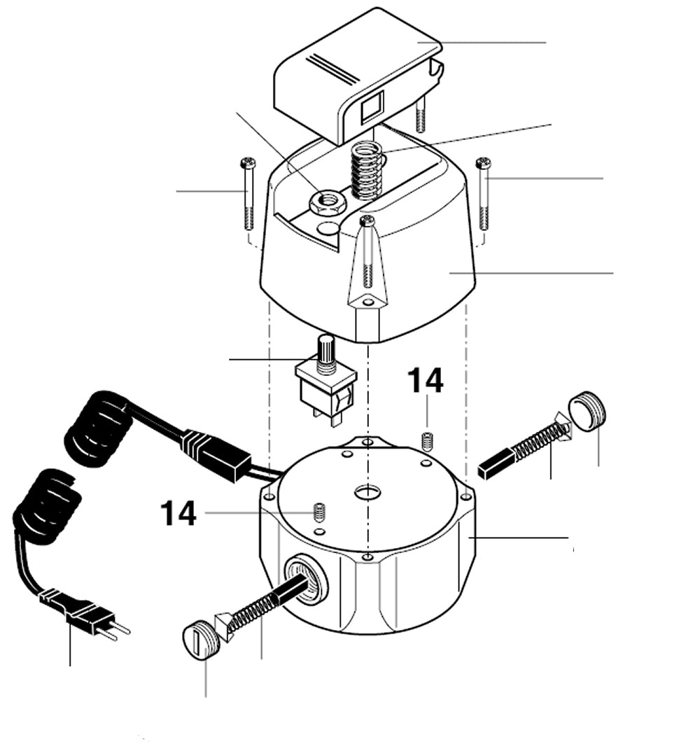 PROXXON 20165-14 Gewindestift für Bohr- und Fräswerk BFW40/e