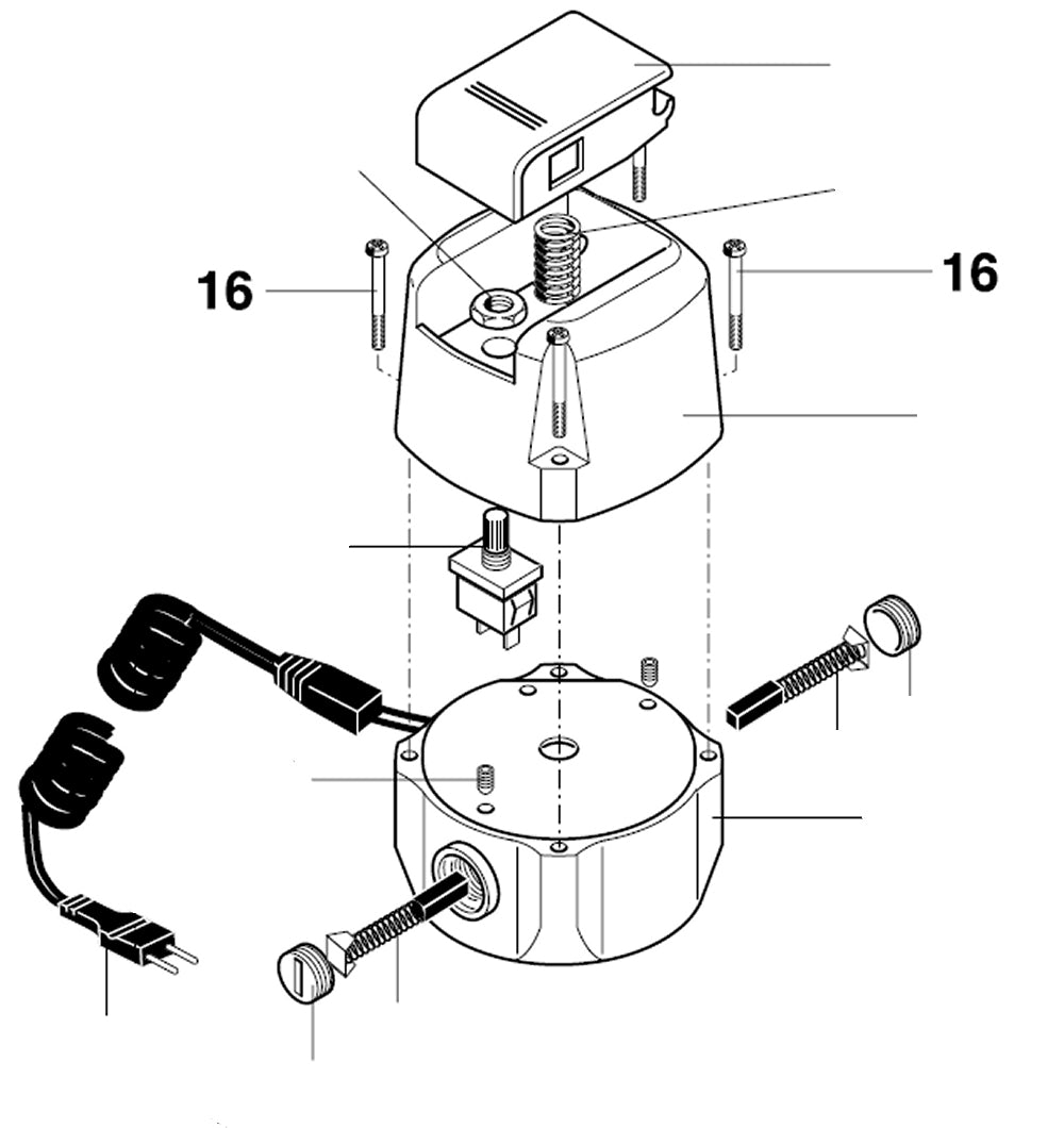 PROXXON 20165-16 Schraube für Bohr- und Fräswerk BFW40/e