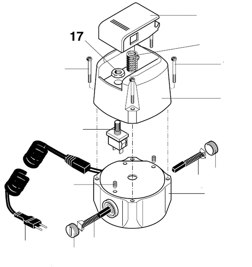 PROXXON 20165-17 Mutter für Bohr- und Fräswerk BFW40/e