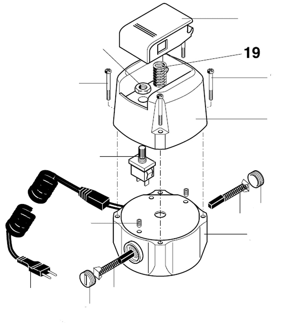 PROXXON 20165-19 Feder für Bohr- und Fräswerk BFW40/e
