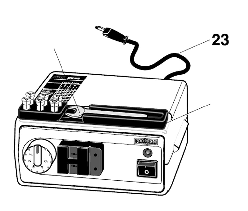 PROXXON 20165-23 / 20165-04 Netzgerät für Bohr- und Fräswerk BFW40/e