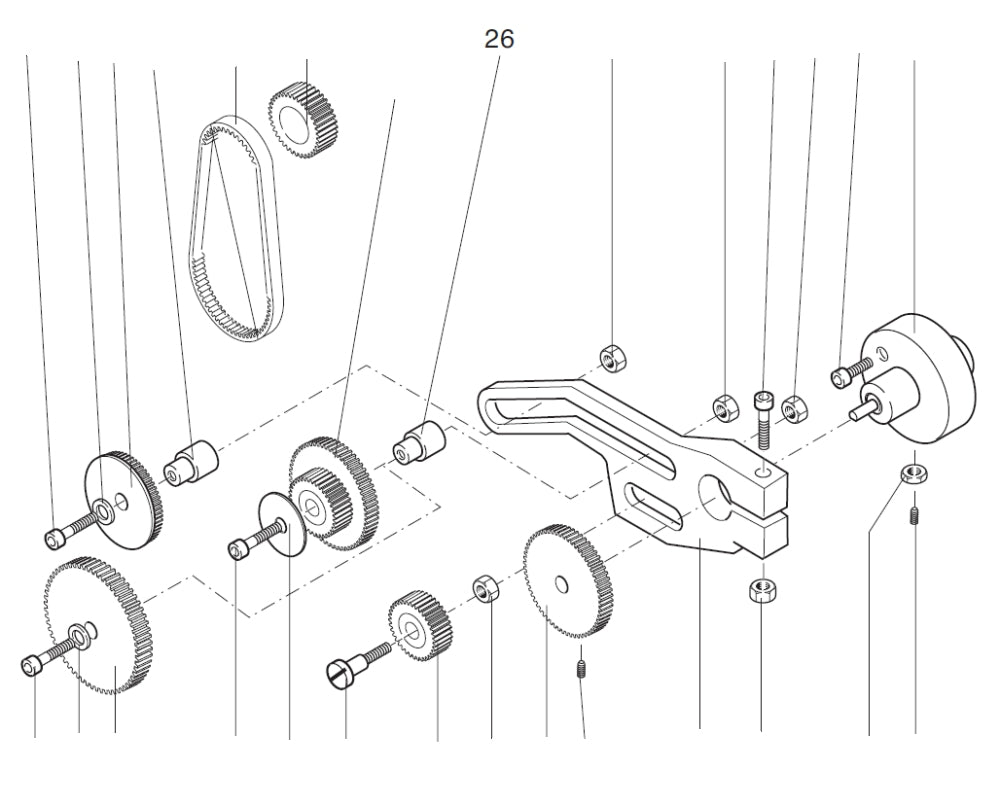 PROXXON 24004-00-26 Buchse für Drehmaschine PD 230/E