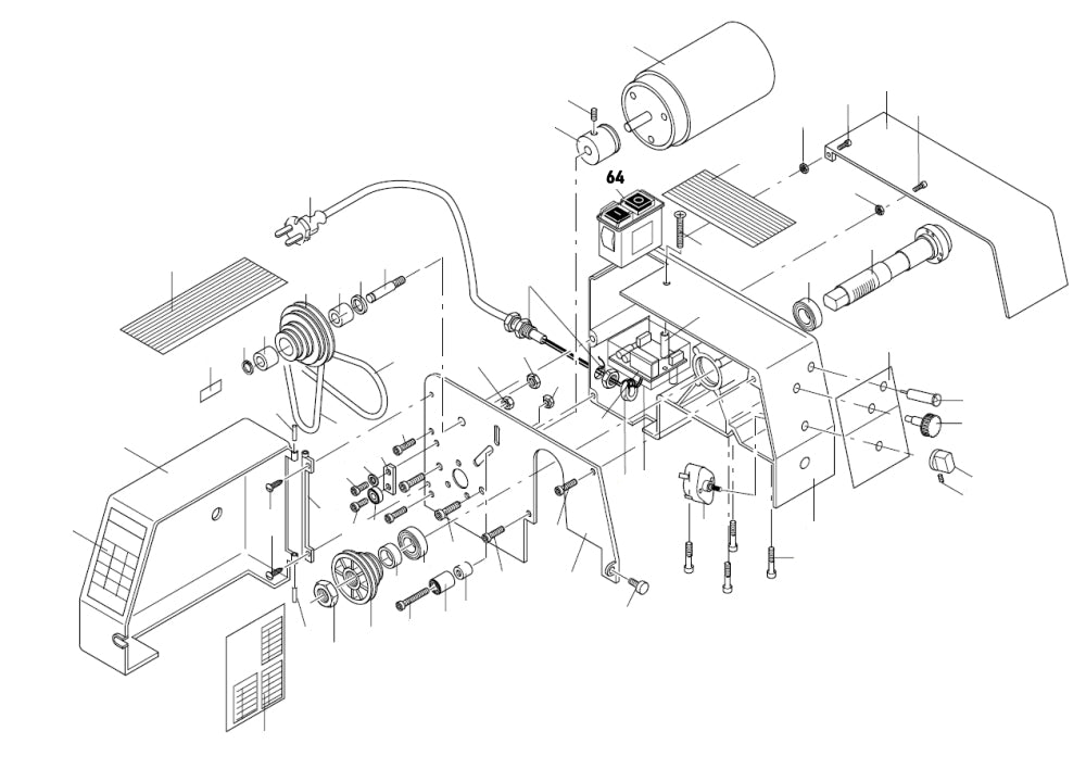 PROXXON 24004-01-64 Hauptschalter für Drehmaschine PD 230/E