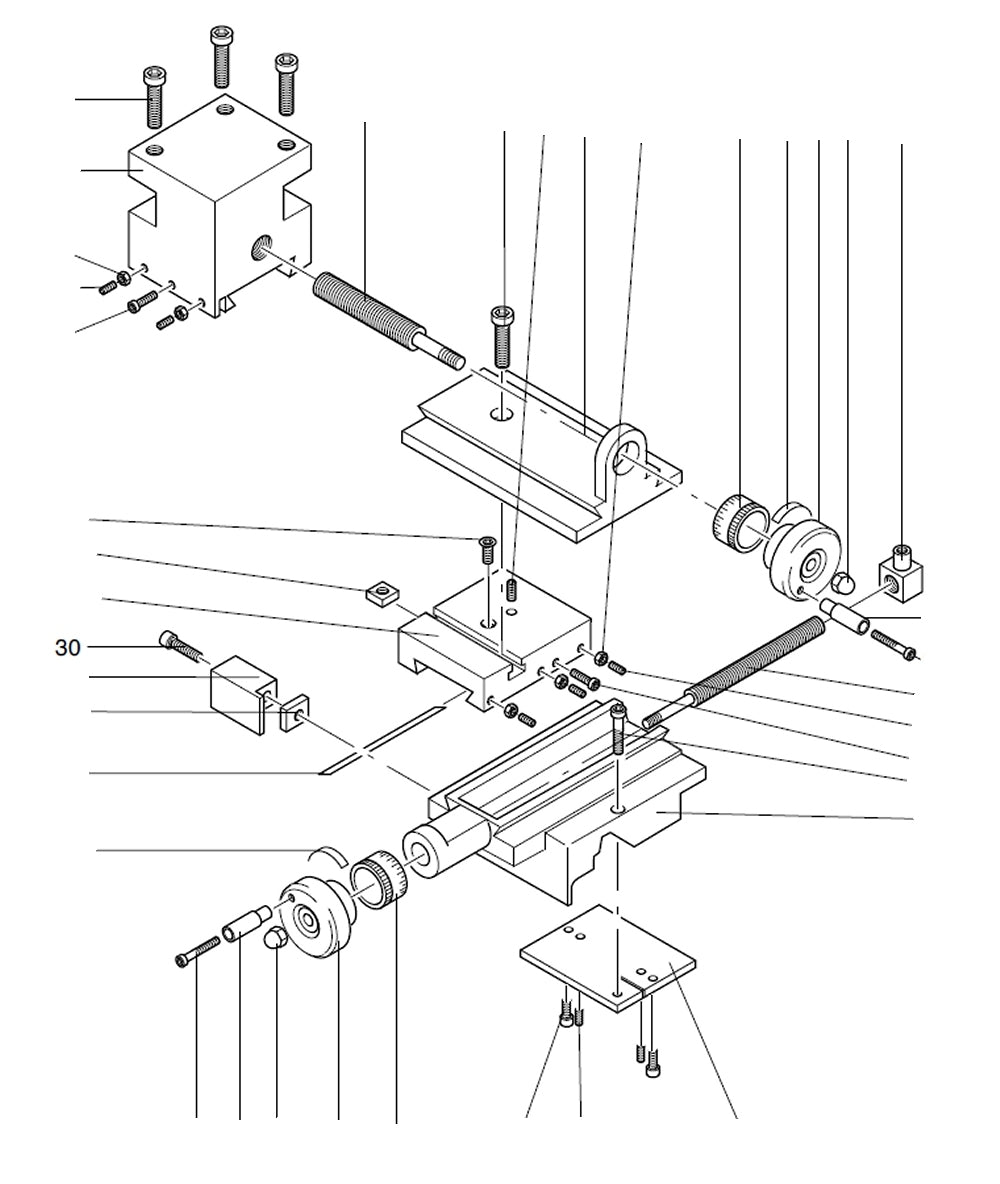 PROXXON 24004-03-30 Schraube für Drehmaschine PD 230/E