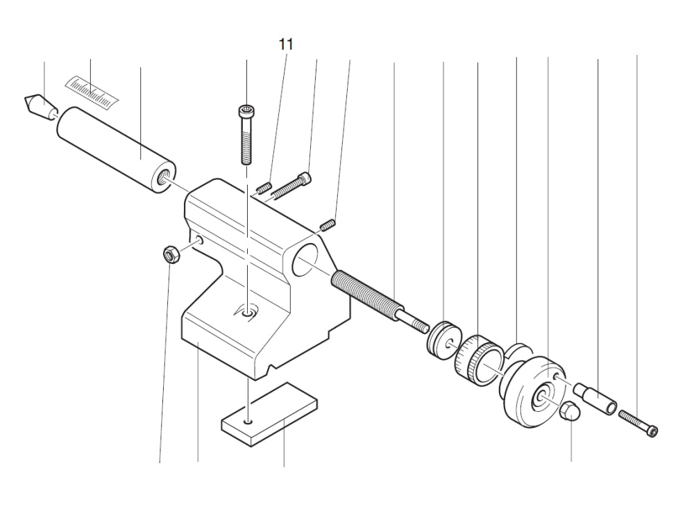 PROXXON 24004-04-11 Gewindestift für Drehmaschine PD 230/E