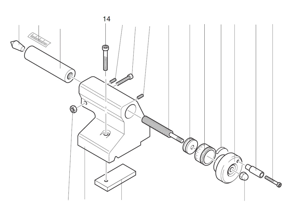 PROXXON 24004-04-14 Schraube für Drehmaschine PD 230/E