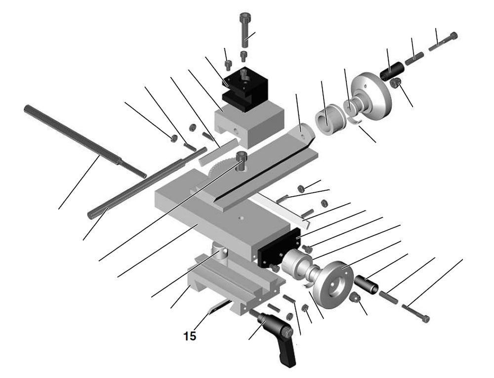 PROXXON 24150-03-15 Einstellblech für FD 150/E
