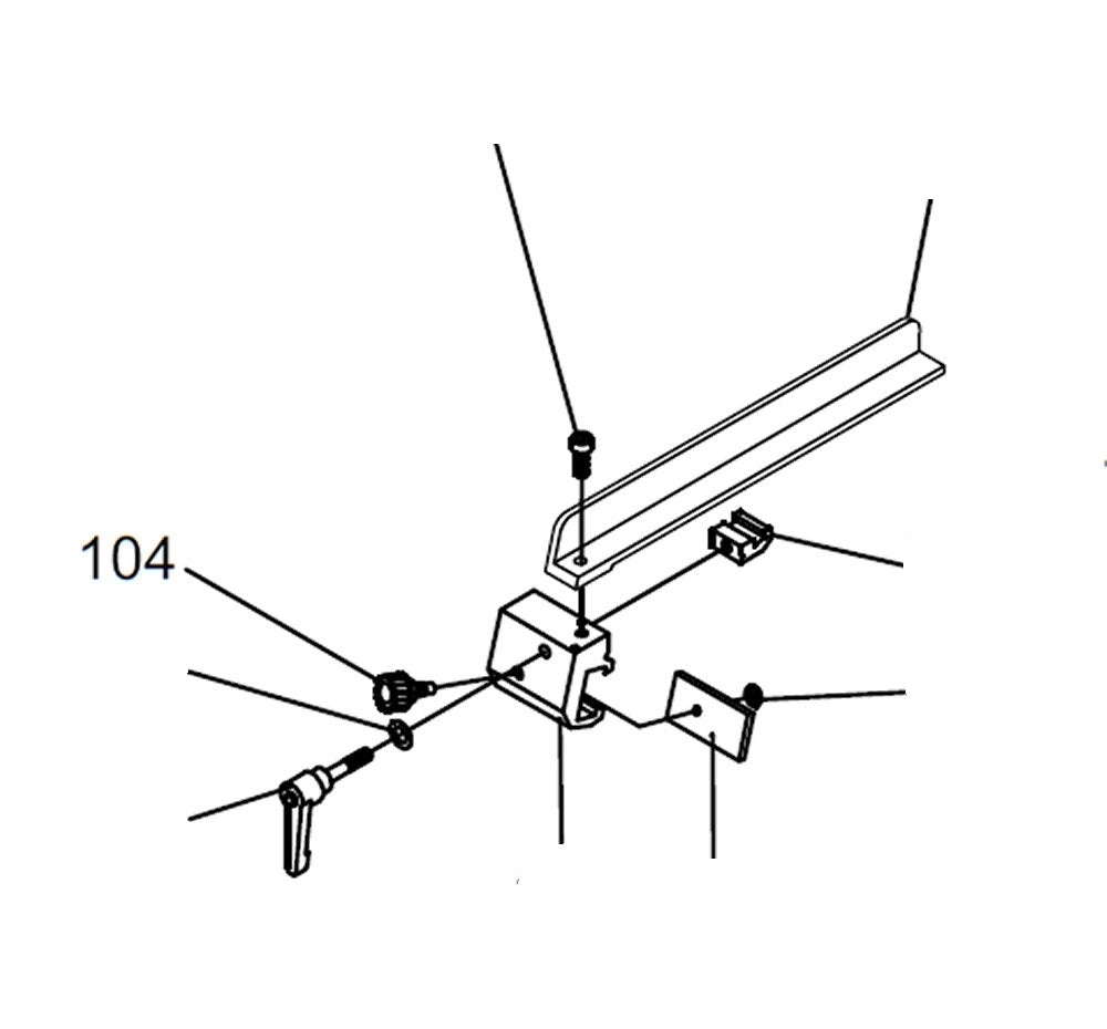 PROXXON 27070-104 Rändelschraube Feinkreissäge FET