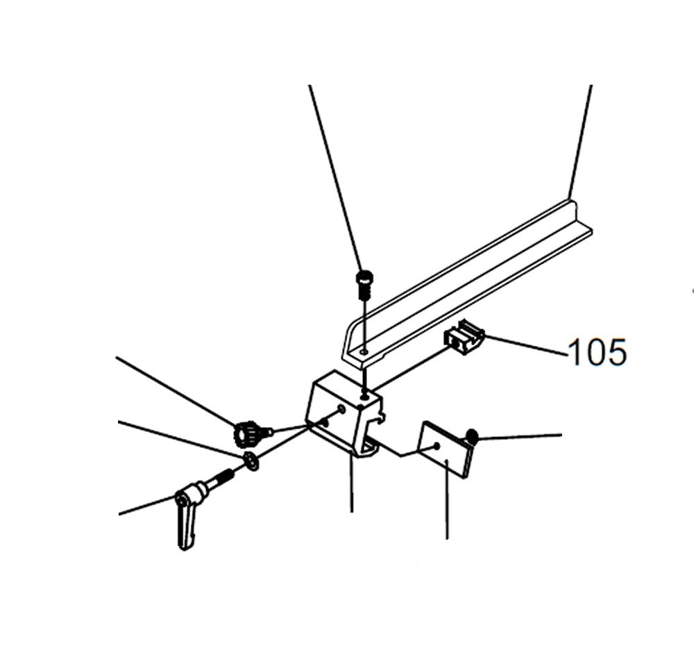 PROXXON 27070-105 Klemmstück Feinkreissäge FET