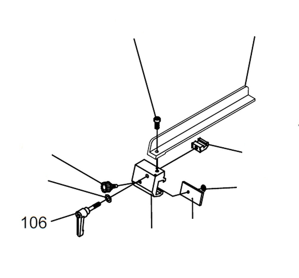 PROXXON 27070-106 Spannhebel Feinkreissäge FET