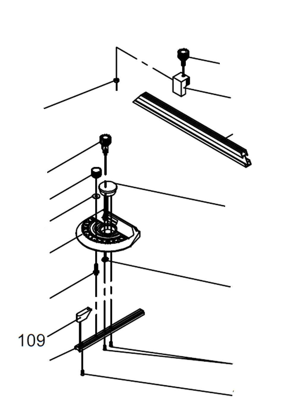 PROXXON 27070-109 Zeiger Feinkreissäge FET