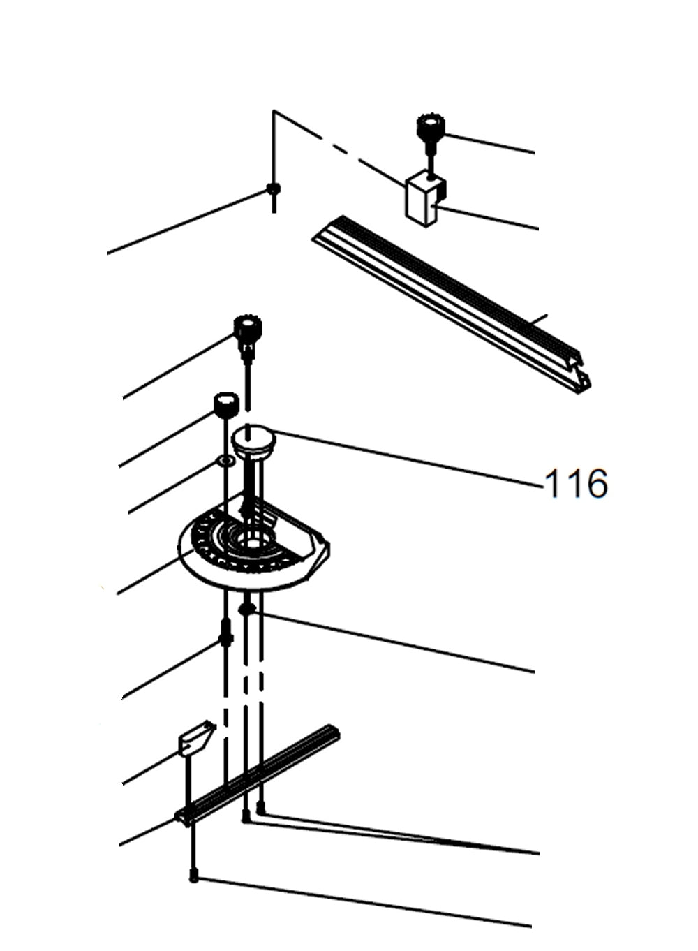 PROXXON 27070-116 Zentrierung Feinkreissäge FET