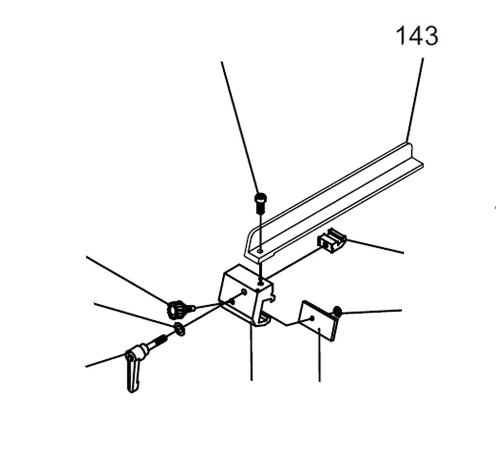 PROXXON 27070-143 27070-101 Längsanschlag für Feinkreissäge FET
