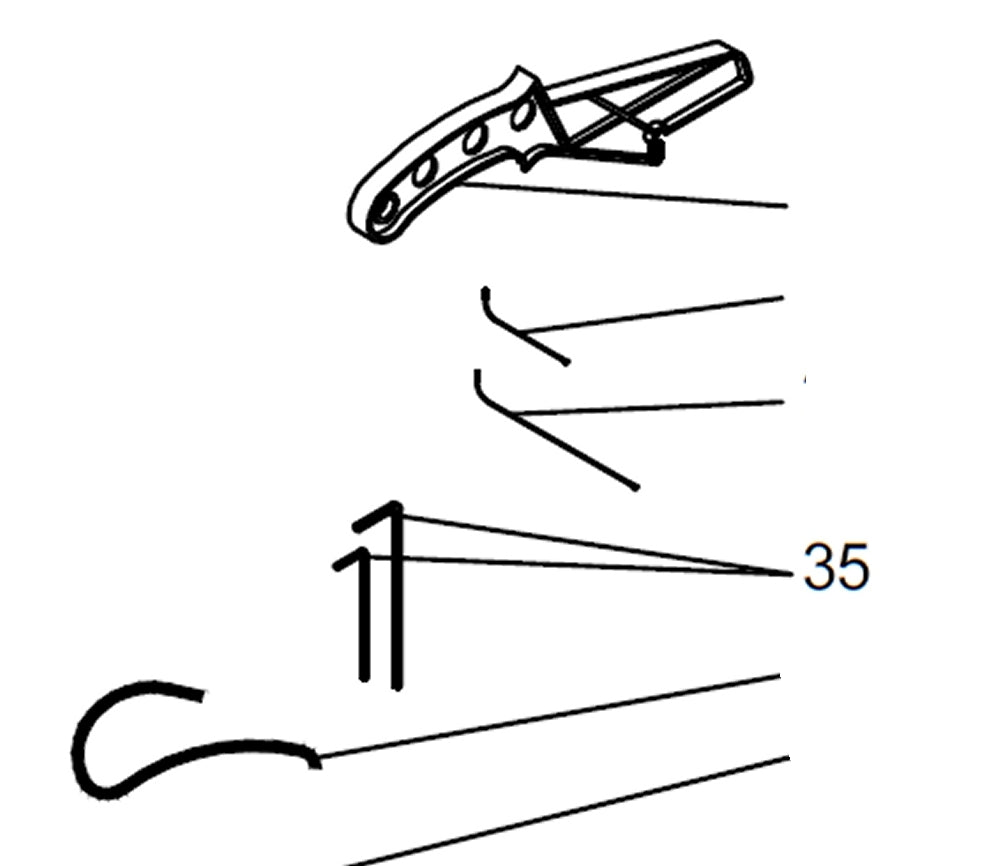PROXXON 27070-35 Satz Innensechskantschlüssel für Feinkreissäge FET