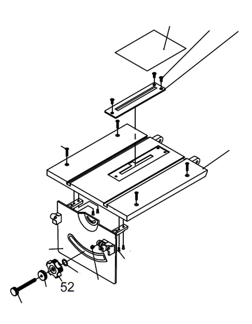 PROXXON 27070-52 Handrad für Feinkreissäge FET