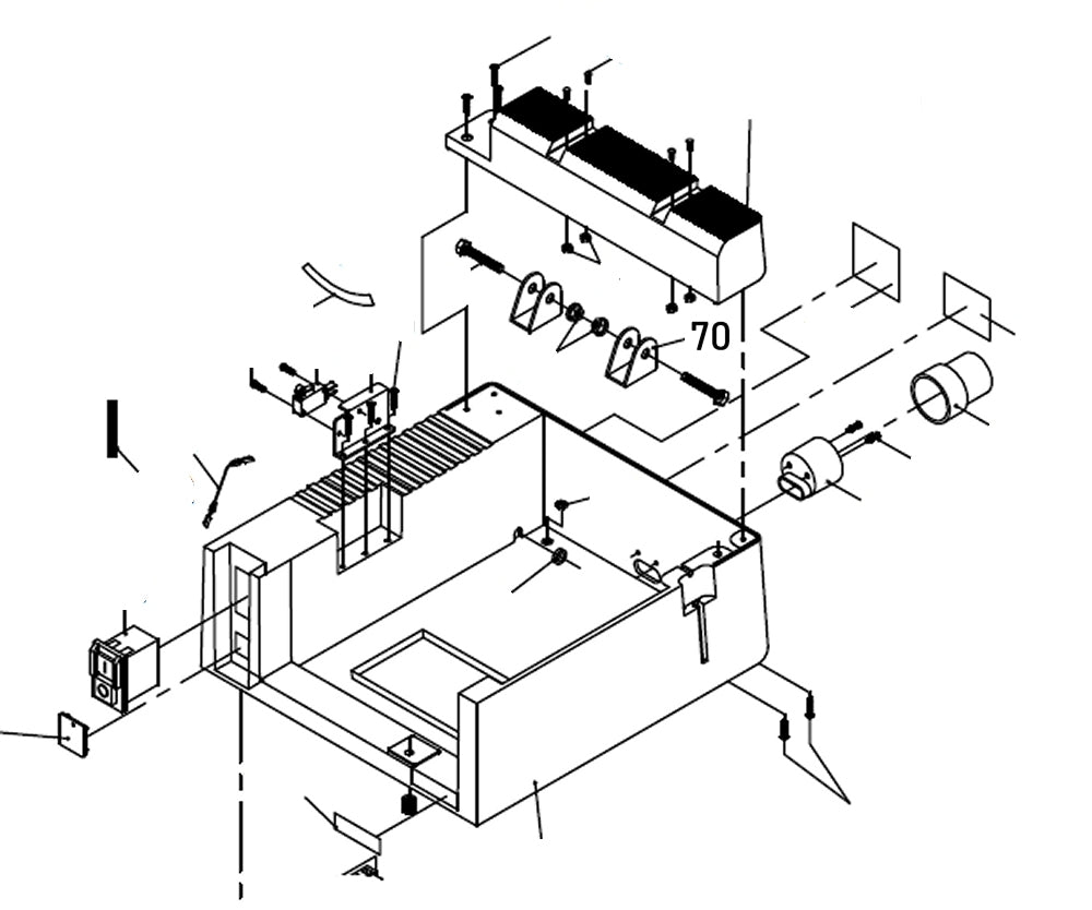 PROXXON 27070-70 Scharnier für Feinkreissäge FET