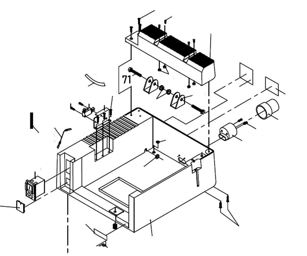 PROXXON 27070-71 Schraube für Feinkreissäge FET