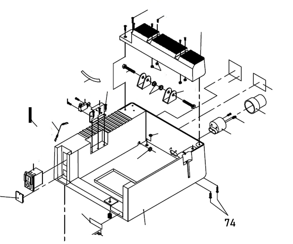 PROXXON 27070-74 Schraube für Feinkreissäge FET