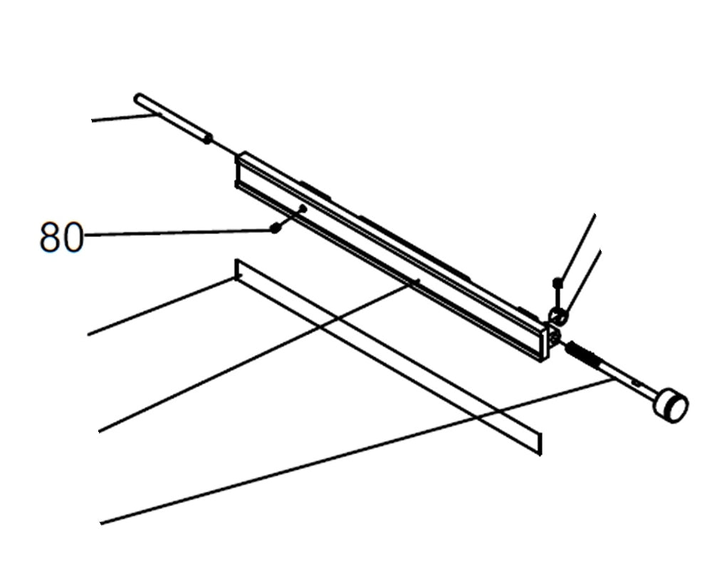PROXXON 27070-80 Stiftschraube für Feinkreissäge FET