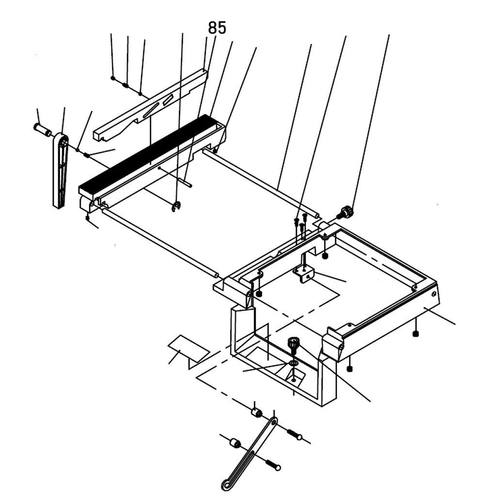 PROXXON 27070-85 Stift für Feinkreissäge FET