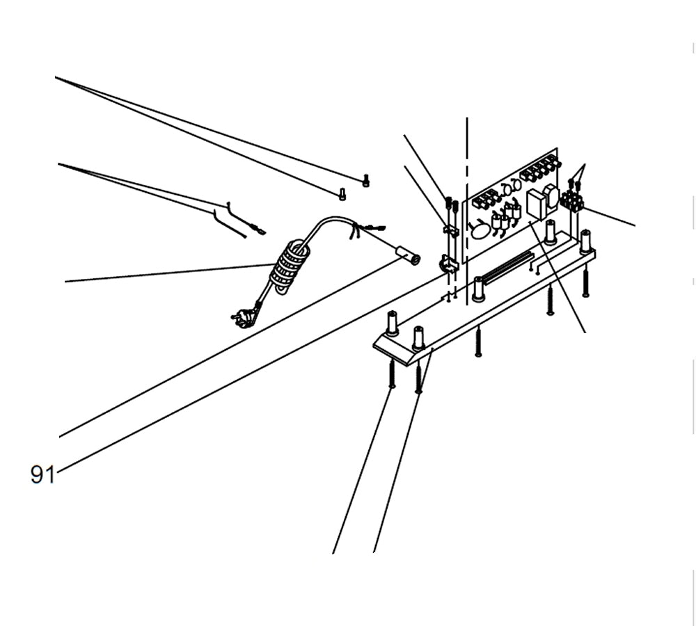 PROXXON 27070-91 Zugentlastungsklemme unten für Feinkreissäge FET