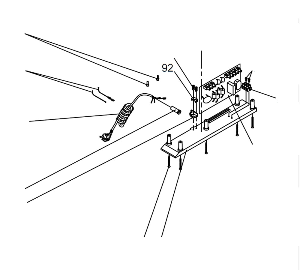 PROXXON 27070-92 Zugentlastungsklemme oben für Feinkreissäge FET