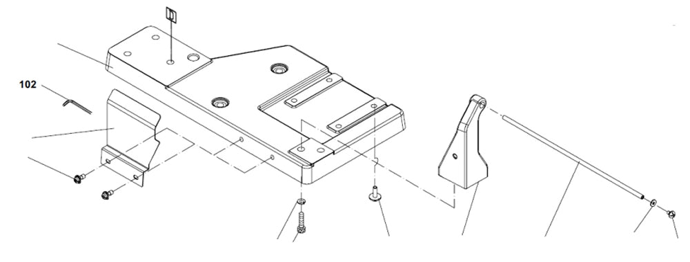 PROXXON 27094-102 Innensechskantschlüssel für Dekupiersäge DS460