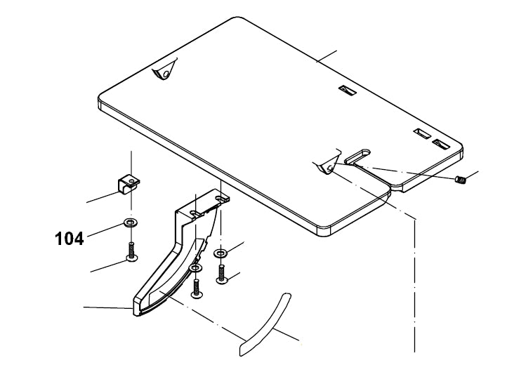 PROXXON 27094-104 Scheibe für Dekupiersäge DS460