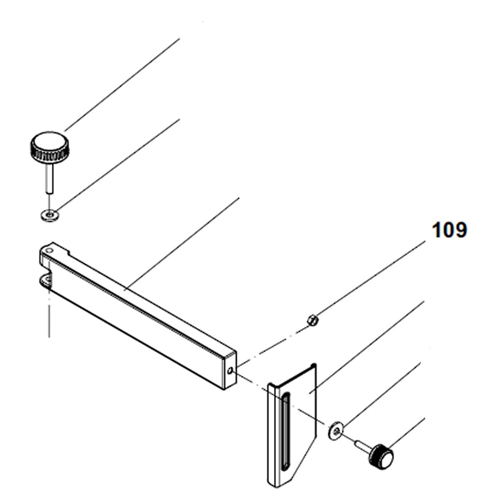 PROXXON 27094-109 Sechskantmutter für Dekupiersäge DS460
