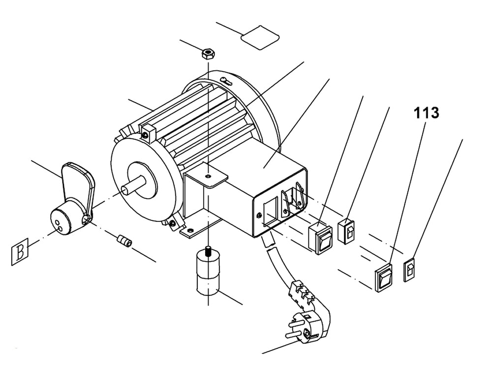 PROXXON 27094-113 Kappe für Drehzahlschalter für Dekupiersäge DS460