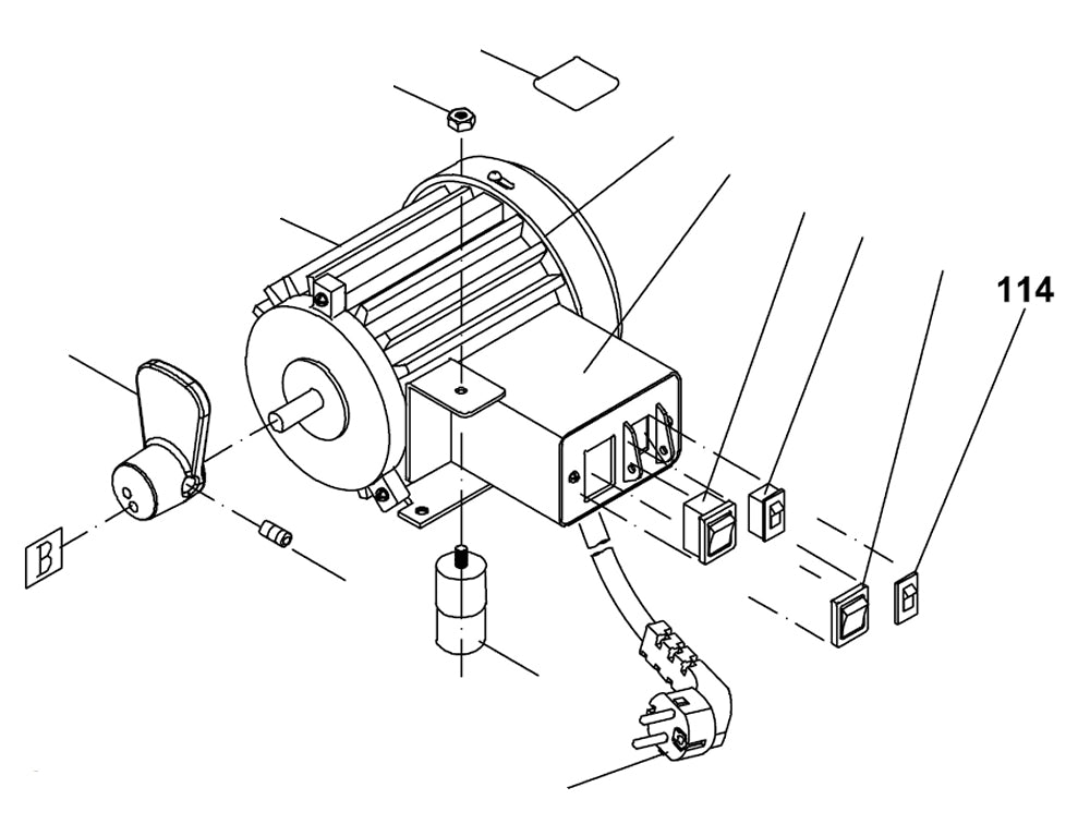 PROXXON 27094-114 Kappe für Ein-Aus-Schalter für Dekupiersäge DS460