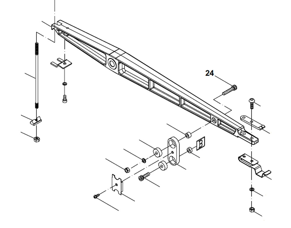 PROXXON 27094-24 Innensechskantschraube für Dekupiersäge DS460