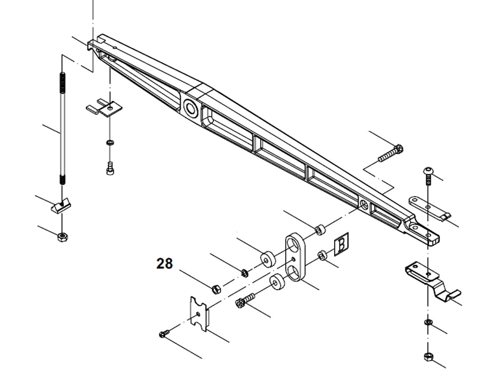 PROXXON 27094-28 Mutter für Dekupiersäge DS460