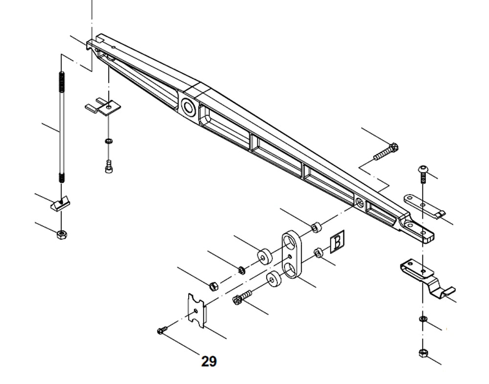 PROXXON 27094-29 Kreuzschlitzschraube für Dekupiersäge DS460