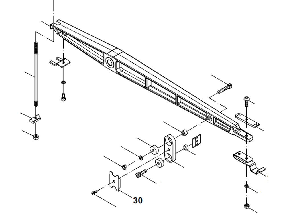 PROXXON 27094-30 Lagerabdeckblech für Dekupiersäge DS460