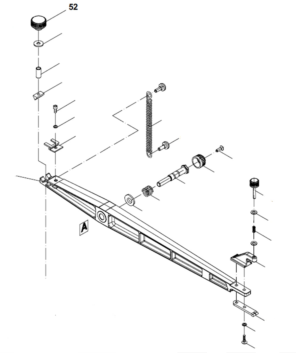 PROXXON 27094-52 Drehknopf für Dekupiersäge DS460