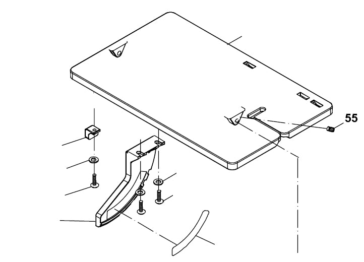 PROXXON 27094-55 Gewindestift für Dekupiersäge DS460