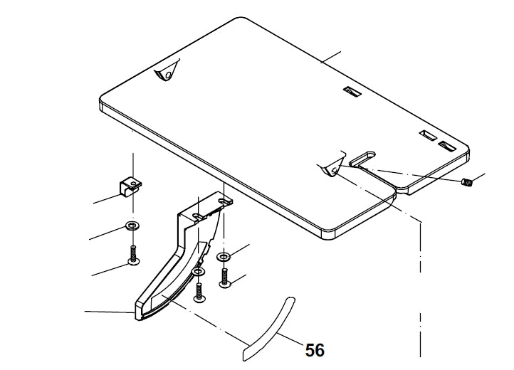 PROXXON 27094-56 Winkelskala für Dekupiersäge DS460