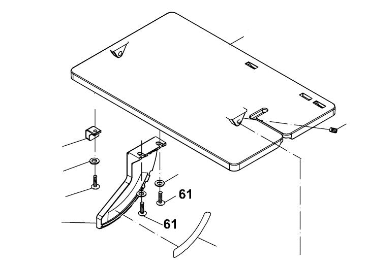 PROXXON 27094-61 Schraube für Dekupiersäge DS460