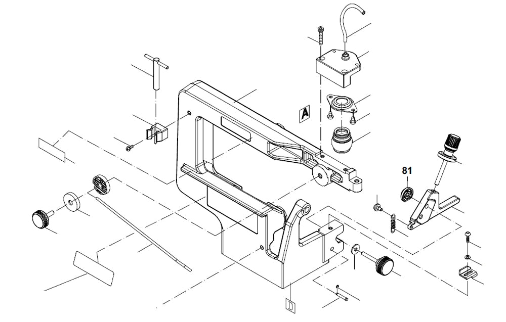 PROXXON 27094-81 Gewindescheibe für Dekupiersäge DS460