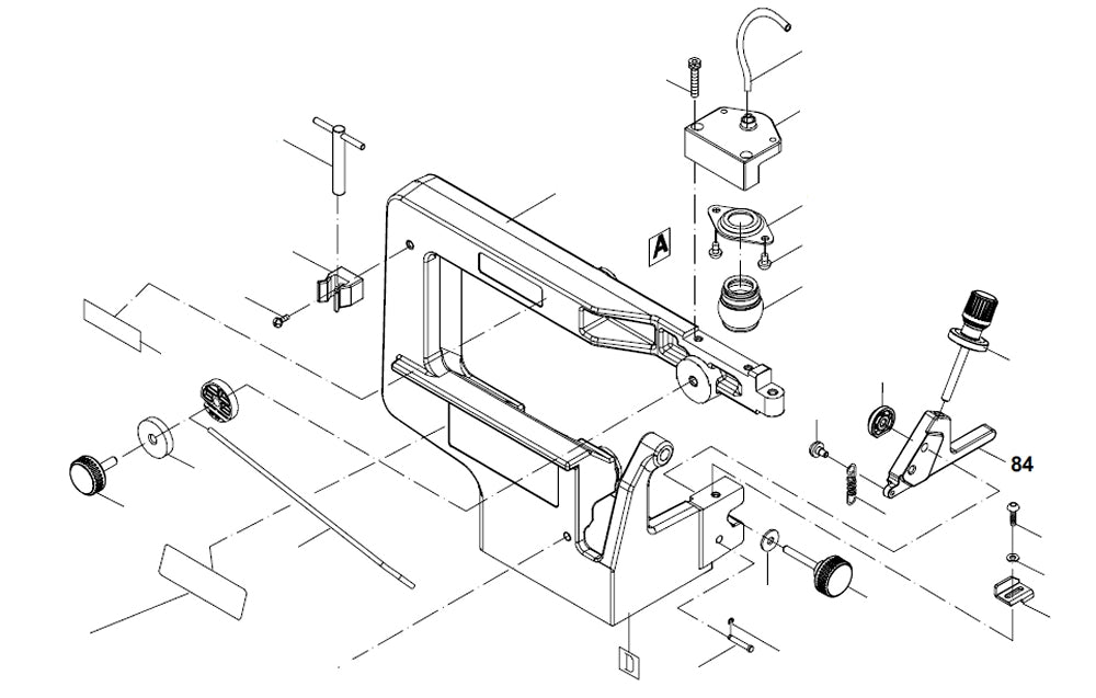 PROXXON 27094-84 Arretierhebel für Dekupiersäge DS460