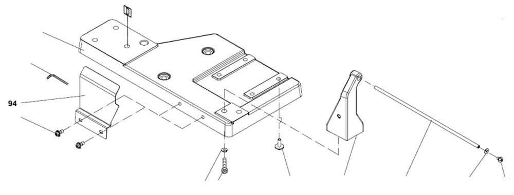 PROXXON 27094-94 Blech für Dekupiersäge DS460