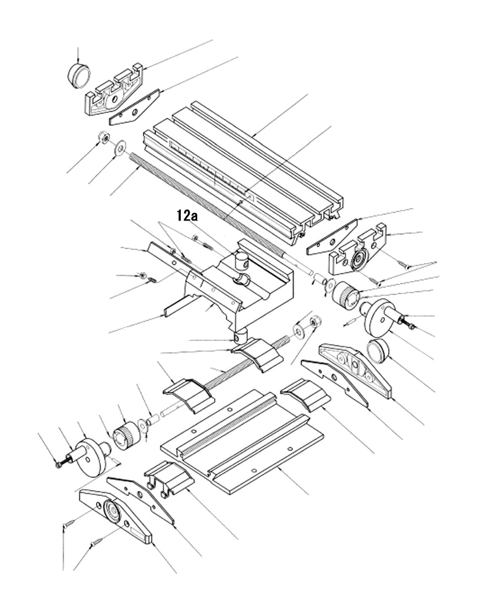 PROXXON 27100-12a Spindelmutter für X-Spindel für Micro-Koordinatentisch KT 70