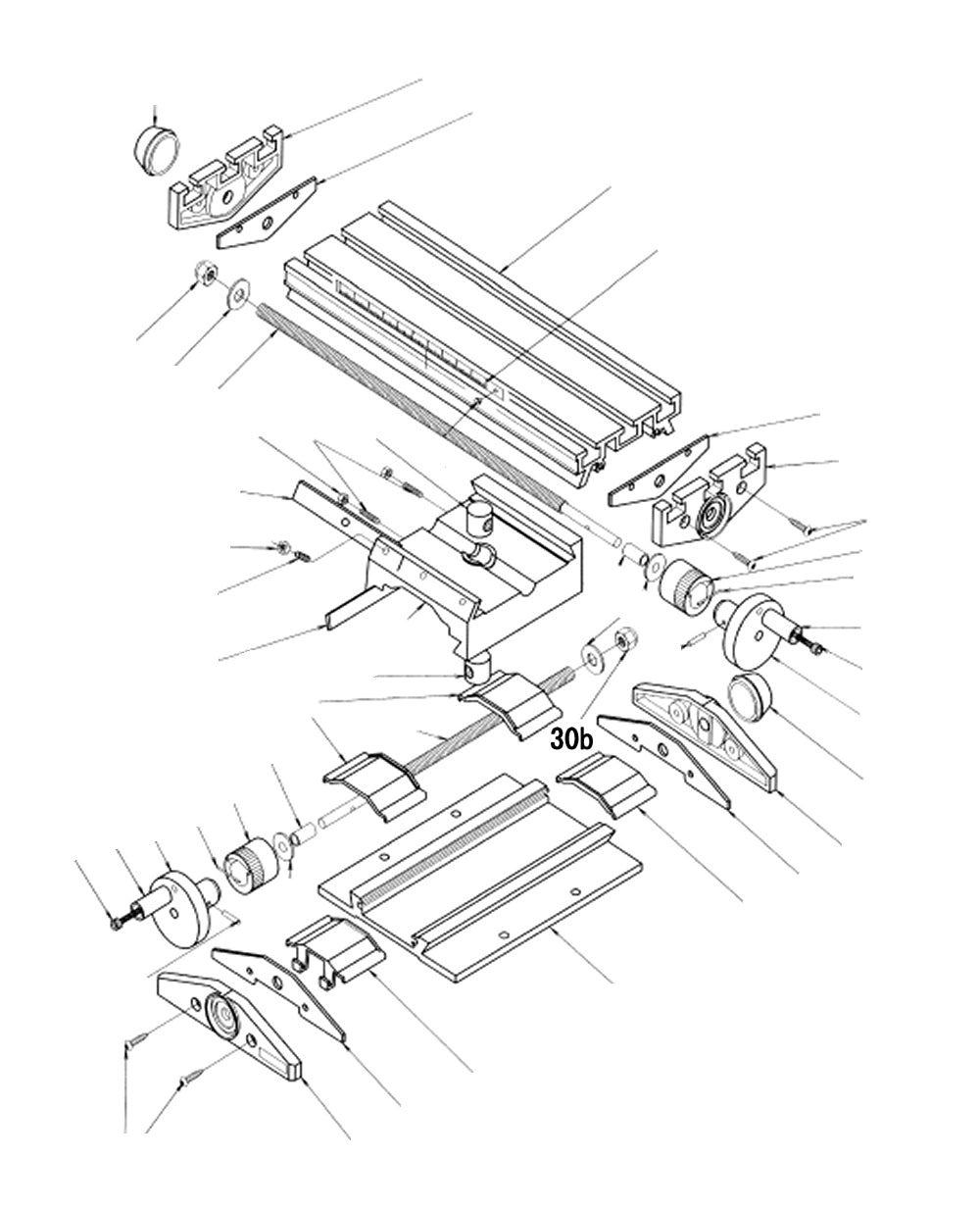 PROXXON 27100-30b Mutter für Y-Spindel für Micro-Koordinatentisch KT 70